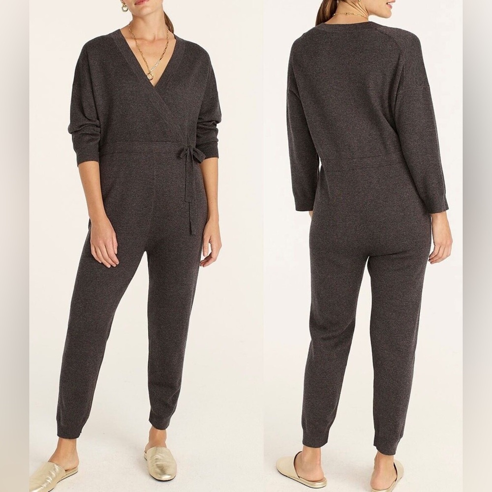 J. Crew Charcoal Jumpsuit
